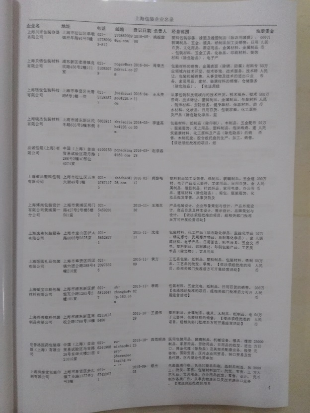 中國包裝企業(yè)黃頁可開展精準營銷，電話營銷、郵件營銷、傳真營銷等等多管齊下，圓您銷售冠軍夢